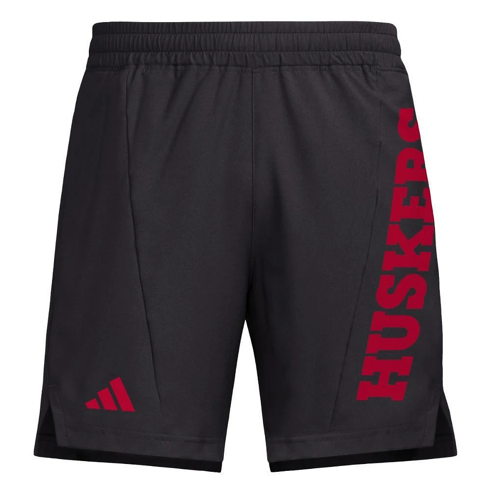 Nebraska Adidas D4T Woven Pocket Shorts