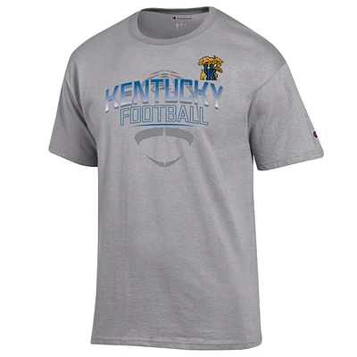 Kentucky Champion Arch Over Tonal Football Tee