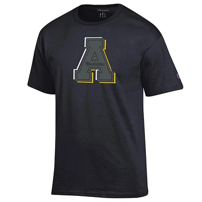 App State Champion Tonal with Shading Block A Tee