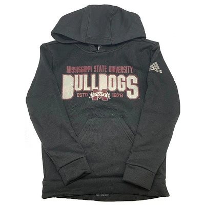 Mississippi State Adidas YOUTH Overspray Fleece Hoodie