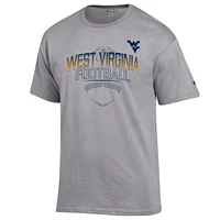 West Virginia Champion Arch Over Tonal Football Tee