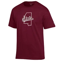 Mississippi State Champion Logo Over Tee