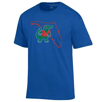 Florida Champion Logo Over State Tee