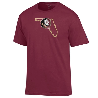 Florida State Champion Logo Over Tee