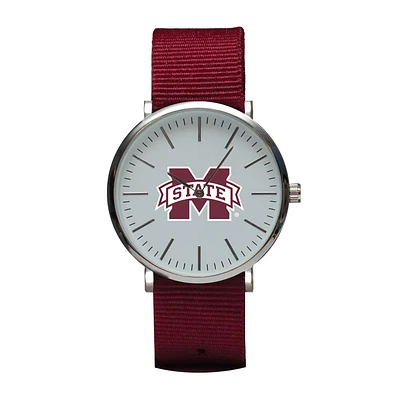 Mississippi State Stitch Nylon Strap Watch