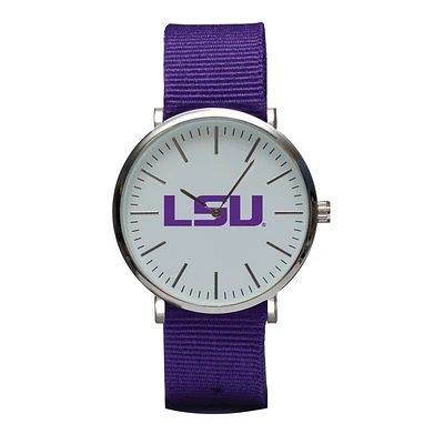 LSU Stitch Nylon Strap Watch