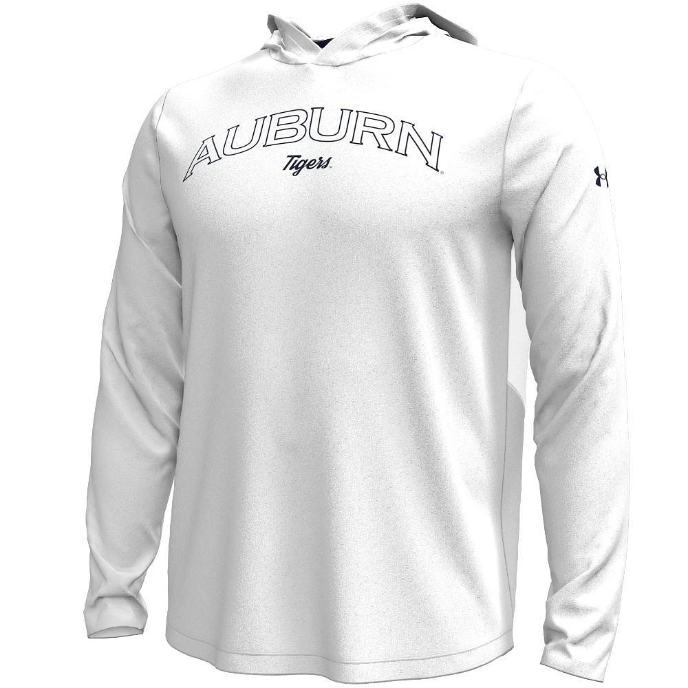 Auburn Under Armour Long Sleeve Knockout Hooded Tee