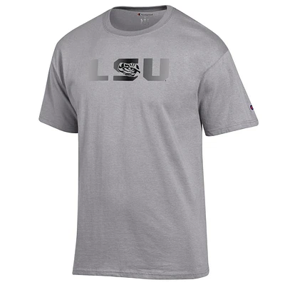 LSU Champion Straight Tonal Wordmark Logo Tee