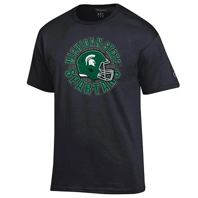 Michigan State Champion Circle with Helmet Over Field Tee