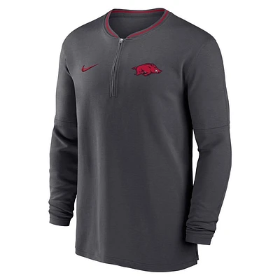 Arkansas Nike Dri-Fit Half Zip Coach Top