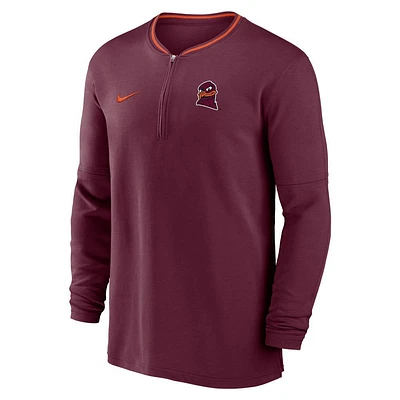 Virginia Tech Nike Dri-Fit Half Zip Coach Top