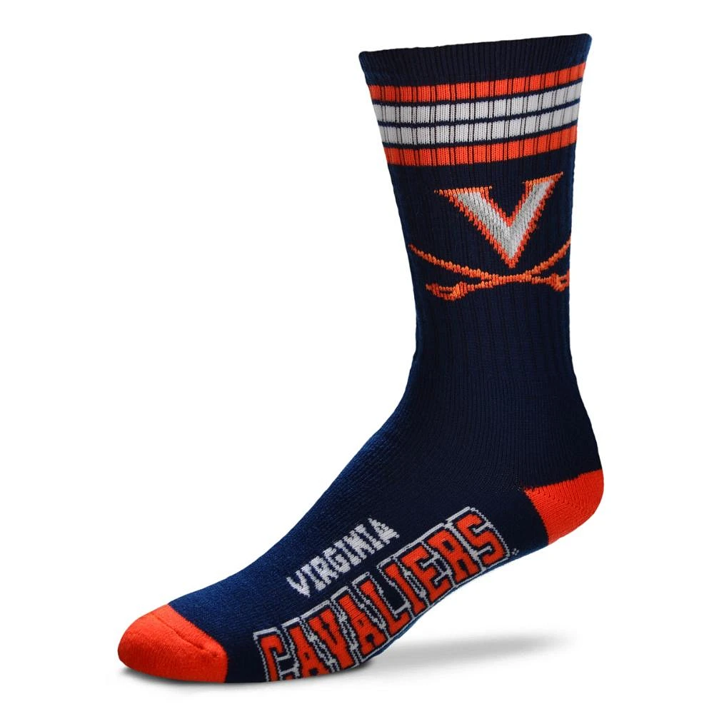 Virginia 4-Stripe Deuce Sock