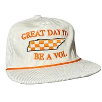 Tennessee Great Day to be a Vol Cord Snapback Hat