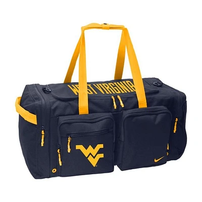 West Virginia Nike Utility Power Duffel Bag