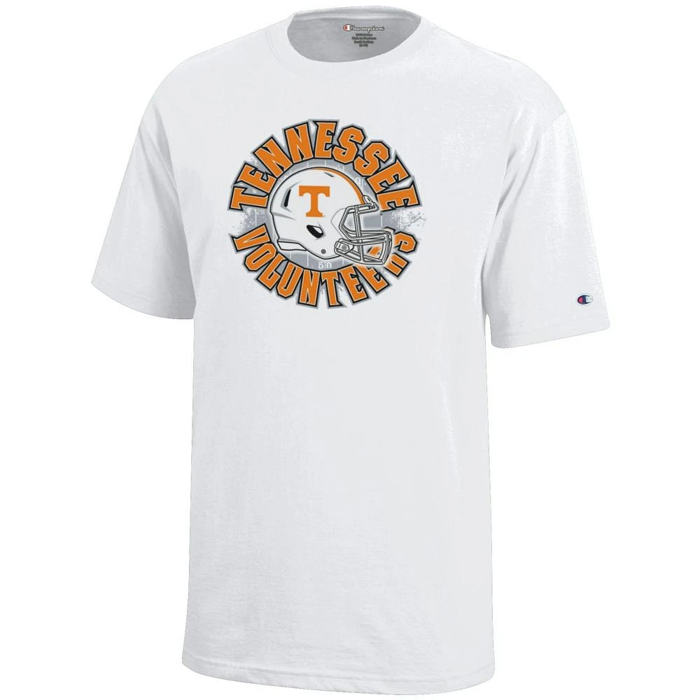 Tennessee Champion Youth Circle W/Helmet Over Field Tee