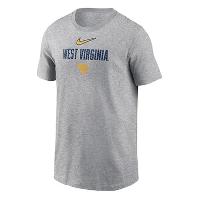 West Virginia Nike YOUTH Legend Swoosh Team Logo Tee