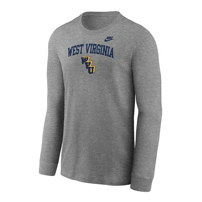 West Virginia Nike YOUTH Vault Cotton Long Sleeve Tee