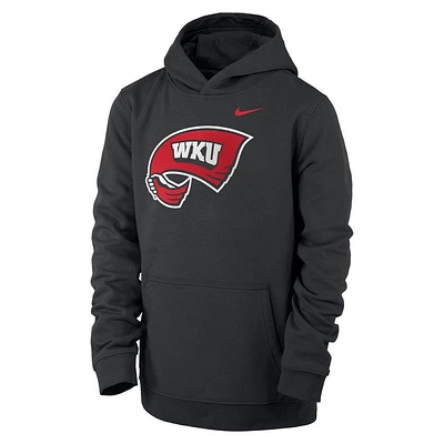 Western Kentucky Nike YOUTH Club Fleece Hoodie