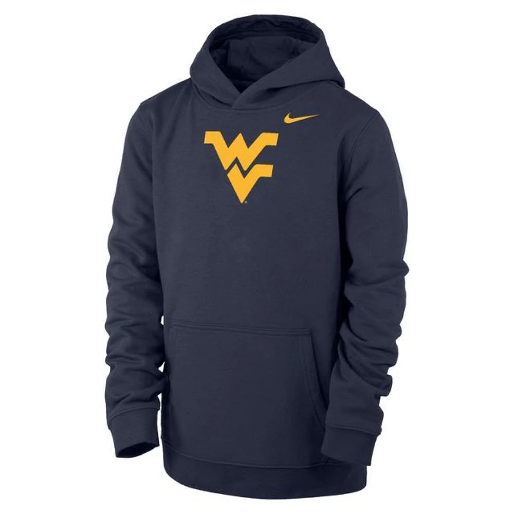 West Virginia Nike YOUTH Club Fleece Hoodie