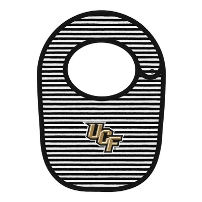 UCF Creative Knitwear Infant Striped Bib