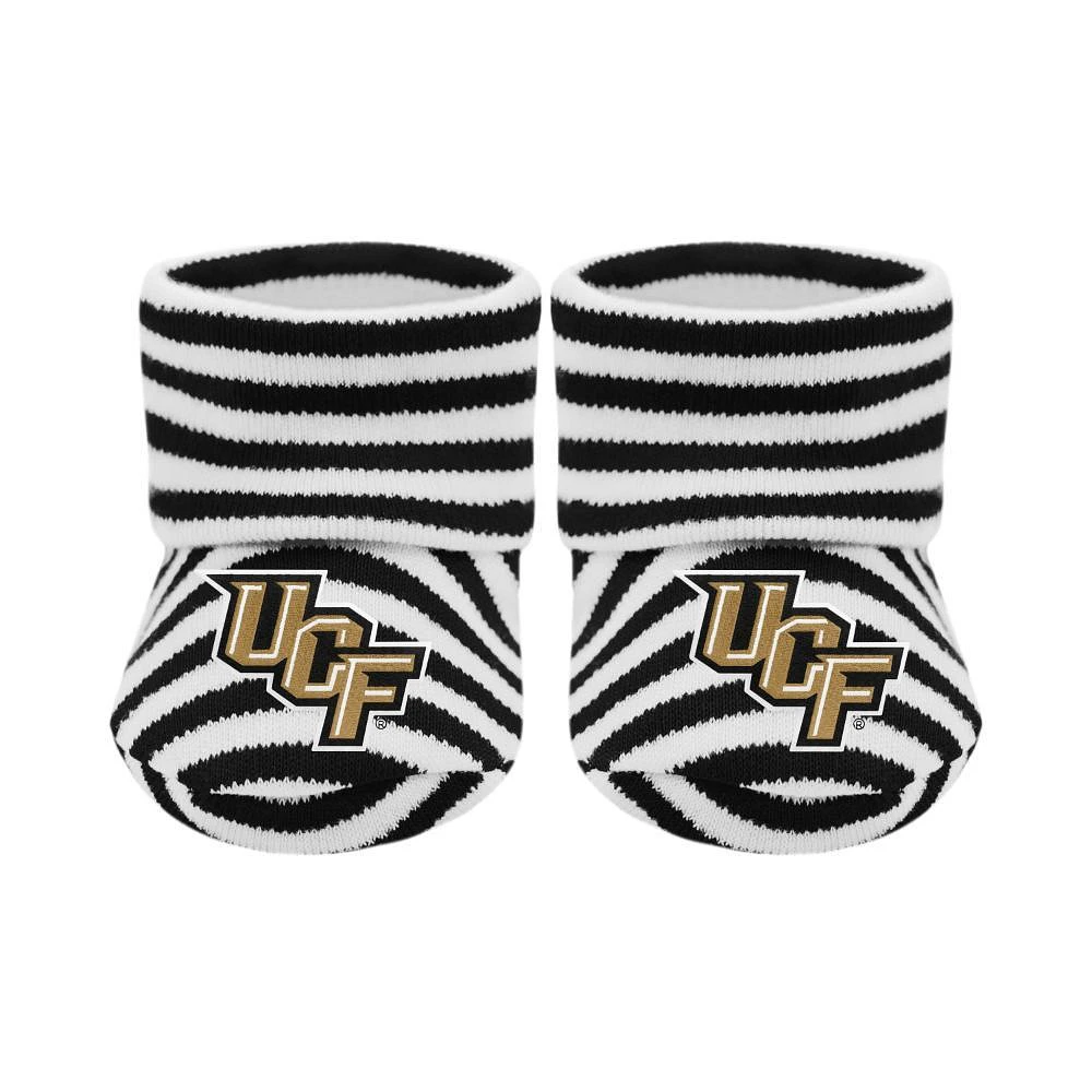 UCF Creative Knitwear Infant Striped Booties