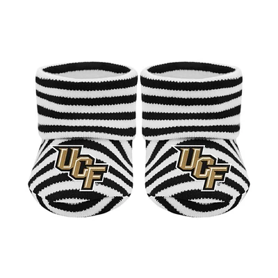 UCF Creative Knitwear Infant Striped Booties