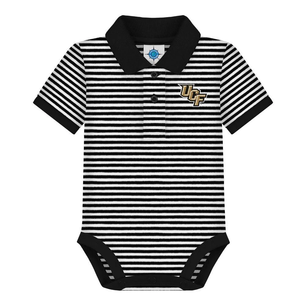 UCF Creative Knitwear Infant Striped Polo Bodysuit