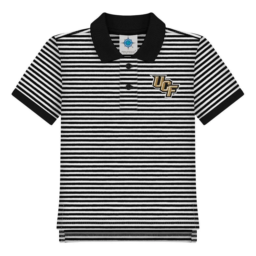 UCF Creative Knitwear Toddler Striped Polo