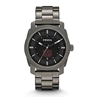 Auburn Fossil Machine Smoke Stainless Steel Watch