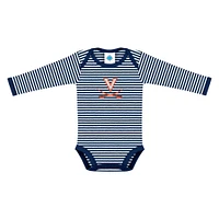 Virginia Creative Knitwear Infant Striped Long Sleeve Bodysuit