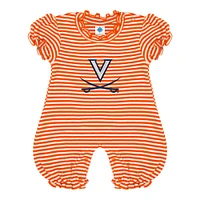 Virginia Infant Striped Puff Romper