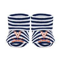 Virginia Creative Knitwear Infant Striped Booties