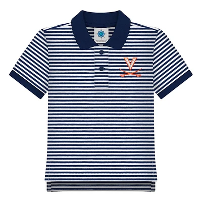 Virginia Creative Knitwear Toddler Striped Polo