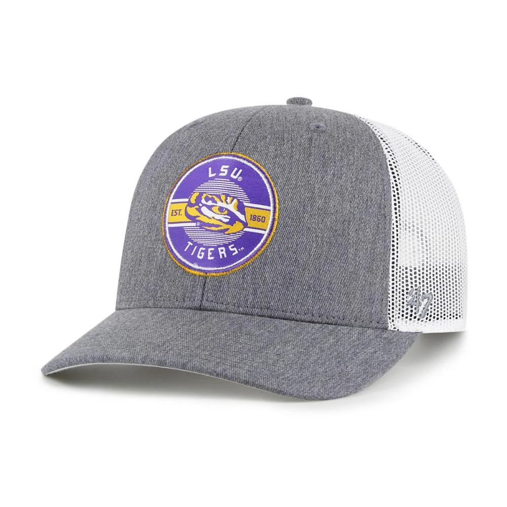 LSU 47 Brand Hash Mark Trucker Snapback Cap