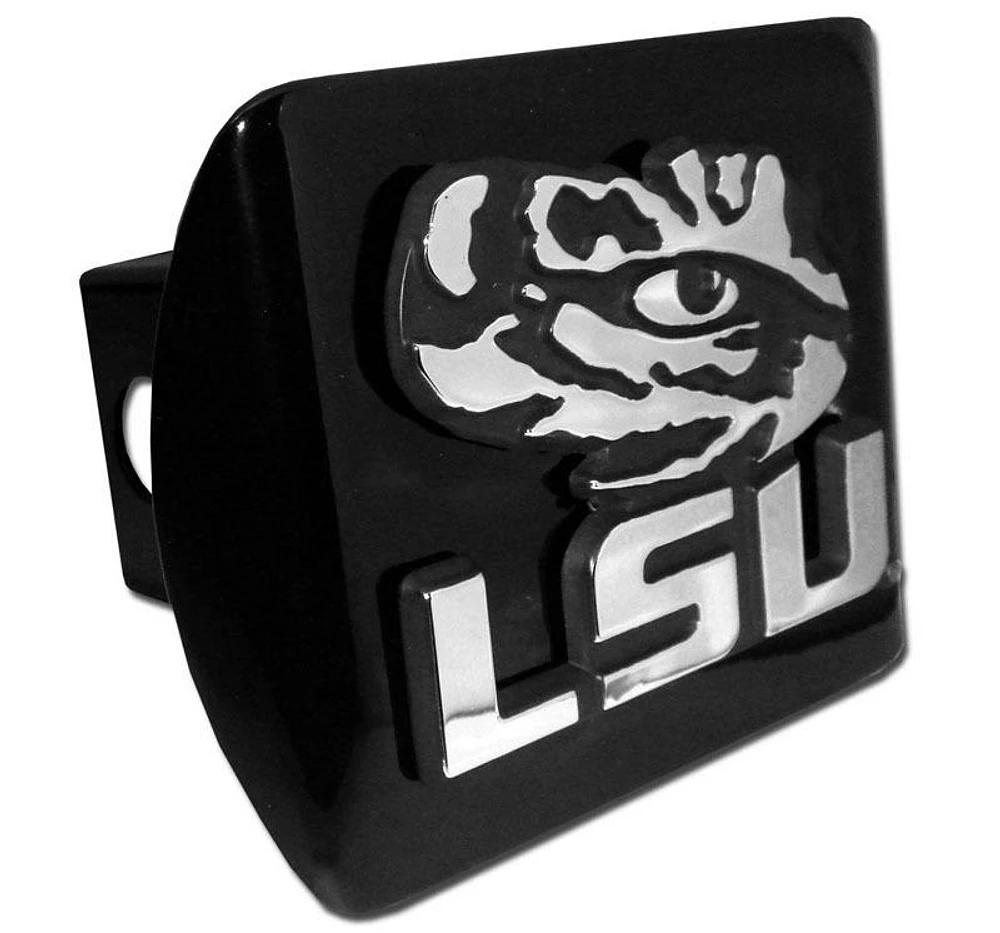 LSU Tiger Eye Chrome Emblem Metal Hitch Cover