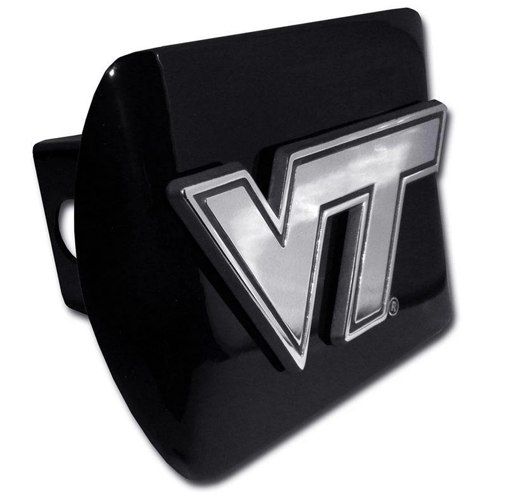 Virginia Tech Chrome Emblem Metal Hitch Cover