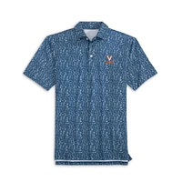 Virginia Southern Tide Driver Finally Friday Printed Polo