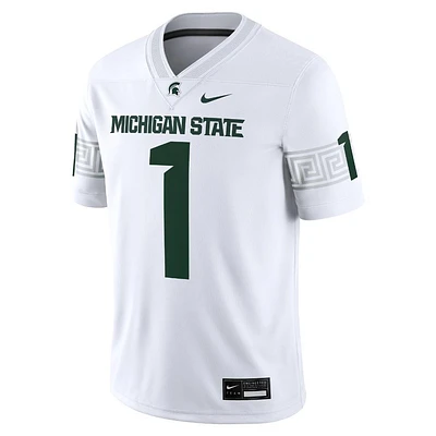 Michigan State Nike #1 Road Game Jersey