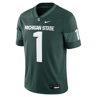 Michigan State Nike #1 Home Game Jersey