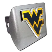  Wvu | West Virginia Color Emblem Metal Hitch Cover | Alumni Hall