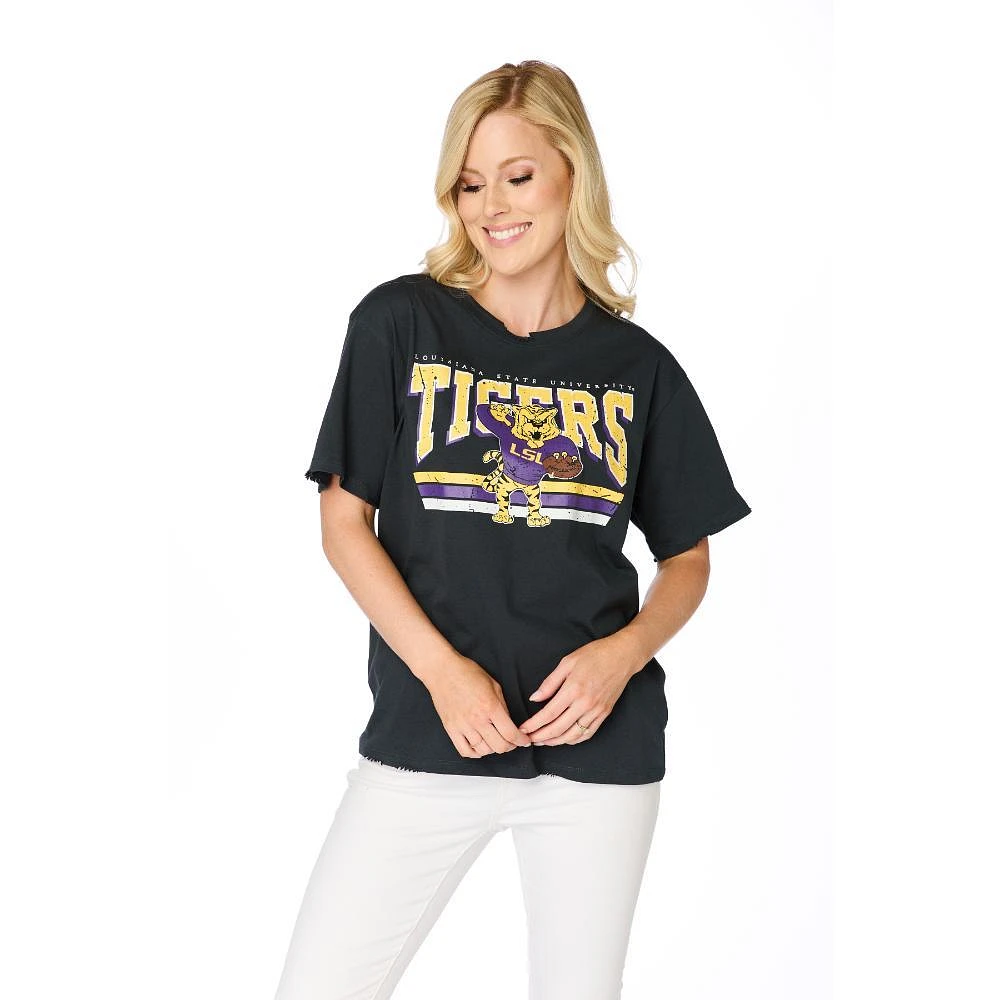 LSU Stewart Simmons The Distressed Boyfriend Tee