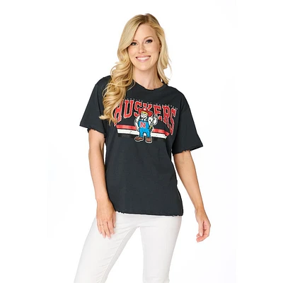 Nebraska Stewart Simmons The Distressed Boyfriend Tee