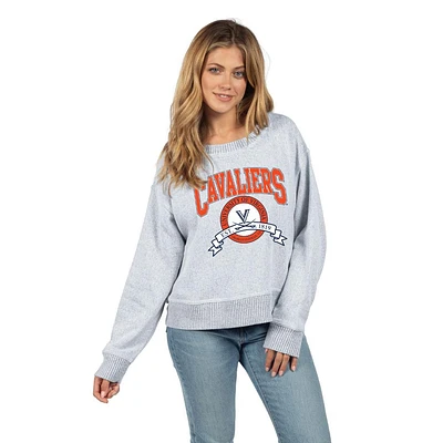 Virginia Chicka-D Cool Down Cropped Pullover Dorm Room Crew