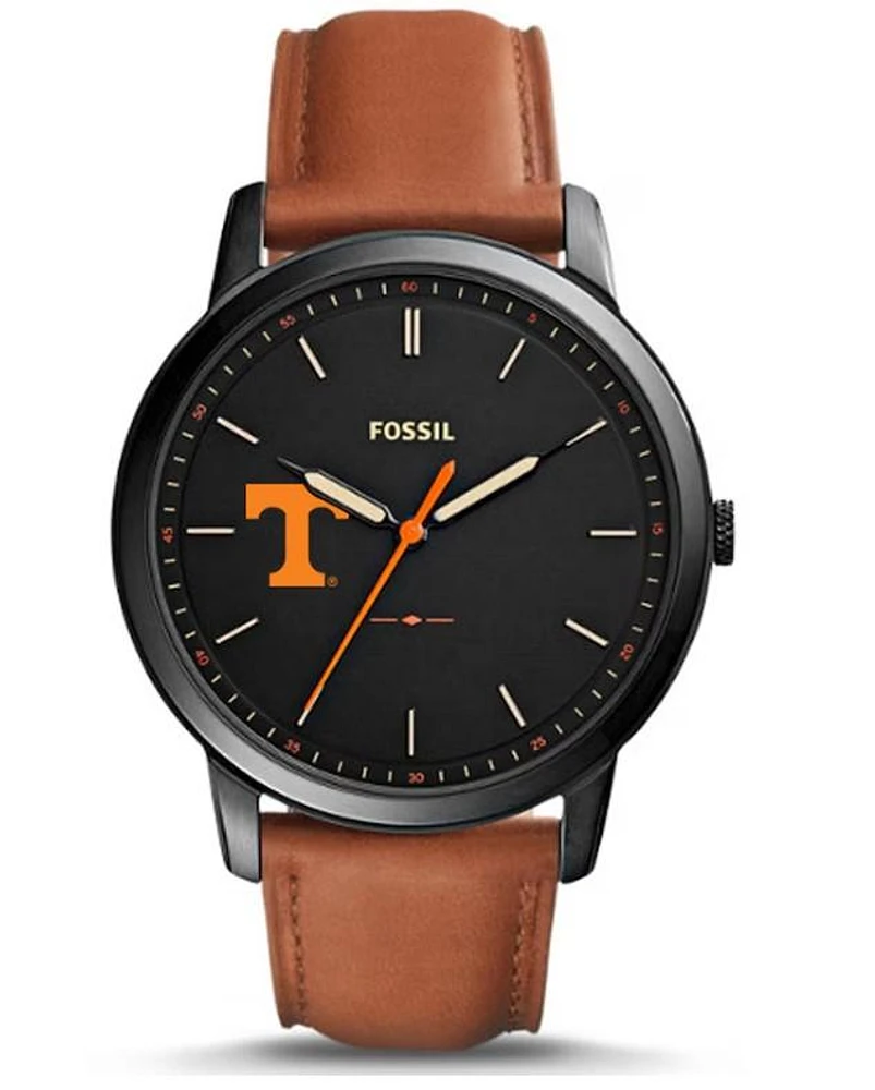 Tennessee Fossil Slim 3 Hand Leather Watch