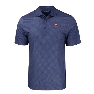 Virginia Cutter & Buck Pike Eco Tonal Geo Print Polo