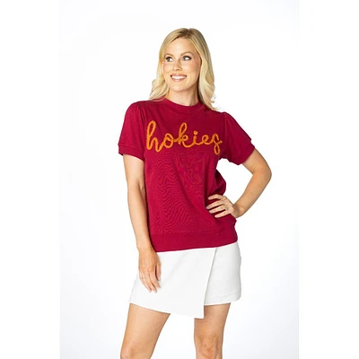 Virginia Tech Stewart Simmons The Glitter Script Sweater