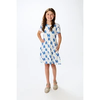 Kentucky Stewart Simmons Girls Pocket Dress