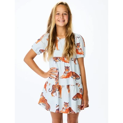 Auburn Stewart Simmons Girls Tiered Dress