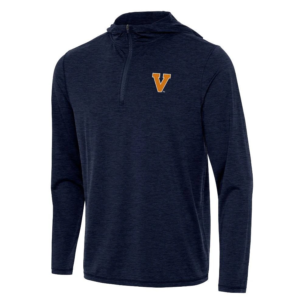 Virginia Antigua Tidy 1/4 Zip Hooded Pullover