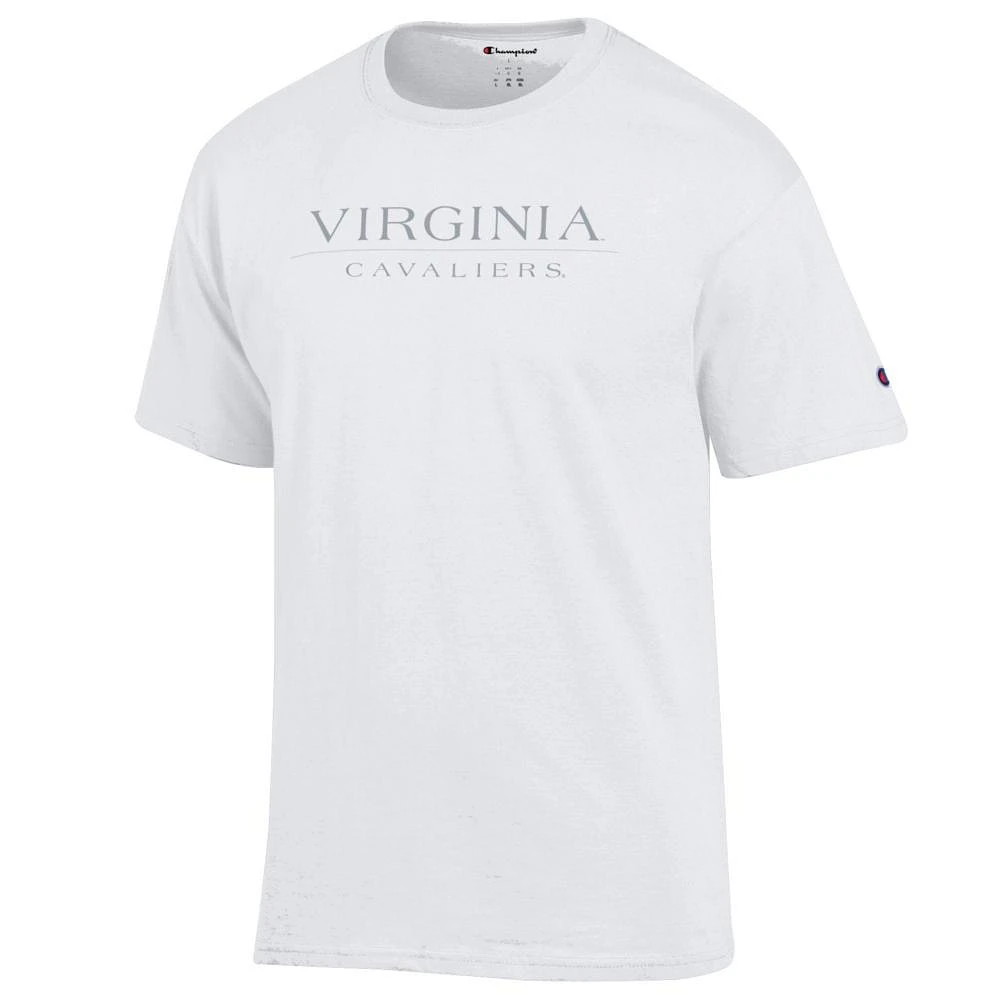 Virginia Hoos Champion Straight Wordmark Tonal Tee